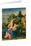 Virgin and Child in a Landscape, c.1600 by Albrecht (after) Durer or Duerer