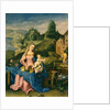 Virgin and Child in a Landscape, c.1600 by Albrecht (after) Durer or Duerer