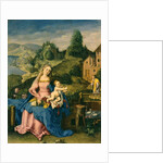 Virgin and Child in a Landscape, c.1600 by Albrecht (after) Durer or Duerer
