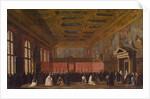 Reception of Foreign Ambassadors in the Doge's Palace, Venice, c.1765-80 by Antonio Canaletto
