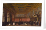 Reception of Foreign Ambassadors in the Doge's Palace, Venice, c.1765-80 by Antonio Canaletto