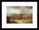 Lord Glamis and his Staghounds, 1823 by Dean I Wolstenholme