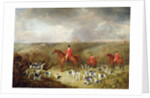 Lord Glamis and his Staghounds, 1823 by Dean I Wolstenholme