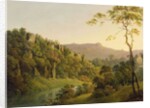 View in Matlock Dale, Looking Towards Black Rock Escarpment, c.1780-5 by Joseph Wright of Derby