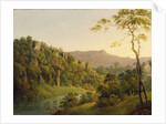 View in Matlock Dale, Looking Towards Black Rock Escarpment, c.1780-5 by Joseph Wright of Derby
