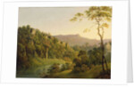 View in Matlock Dale, Looking Towards Black Rock Escarpment, c.1780-5 by Joseph Wright of Derby