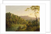 View in Matlock Dale, Looking Towards Black Rock Escarpment, c.1780-5 by Joseph Wright of Derby