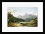 A View of Snowdon from Capel Curig by Philip James de Loutherbourg
