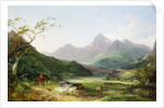 A View of Snowdon from Capel Curig by Philip James de Loutherbourg