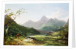 A View of Snowdon from Capel Curig by Philip James de Loutherbourg