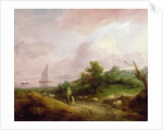 Coastal Landscape with a Shepherd and his Flock, c.1783-4 by Thomas Gainsborough