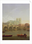 Westminster Abbey and Westminster Bridge Seen from the South, 1794 by Joseph Farington