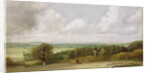 Landscape: Ploughing Scene in Suffolk c.1824 by John Constable