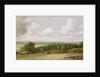 Landscape: Ploughing Scene in Suffolk c.1824 by John Constable