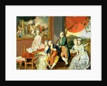 George, 3rd Earl Cowper, with the Family of Charles Gore, c.1775 by Johann Zoffany