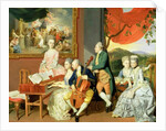 George, 3rd Earl Cowper, with the Family of Charles Gore, c.1775 by Johann Zoffany