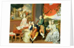 George, 3rd Earl Cowper, with the Family of Charles Gore, c.1775 by Johann Zoffany