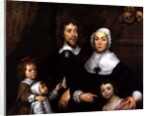 Portrait of a Family, Probably that of Richard Streatfeild, c.1645 by William Dobson