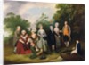 The Oliver and Ward Families in a Garden, c.1788 by Francis Wheatley