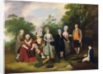 The Oliver and Ward Families in a Garden, c.1788 by Francis Wheatley