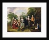 The Oliver and Ward Families in a Garden, c.1788 by Francis Wheatley