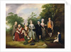 The Oliver and Ward Families in a Garden, c.1788 by Francis Wheatley