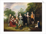 The Oliver and Ward Families in a Garden, c.1788 by Francis Wheatley