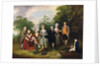 The Oliver and Ward Families in a Garden, c.1788 by Francis Wheatley