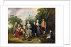 The Oliver and Ward Families in a Garden, c.1788 by Francis Wheatley