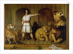 Portrait of Mr Van Amburgh as he Appeared with his Animals at the London Theatre, 1847 by Edwin Landseer