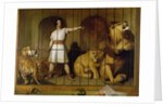 Portrait of Mr Van Amburgh as he Appeared with his Animals at the London Theatre, 1847 by Edwin Landseer