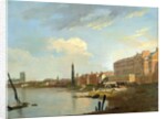 A Study of the Thames with the Final Stages of the Adelphi, 1772 by William Marlow