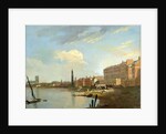 A Study of the Thames with the Final Stages of the Adelphi, 1772 by William Marlow