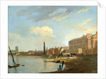 A Study of the Thames with the Final Stages of the Adelphi, 1772 by William Marlow