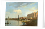 A Study of the Thames with the Final Stages of the Adelphi, 1772 by William Marlow