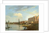 A Study of the Thames with the Final Stages of the Adelphi, 1772 by William Marlow
