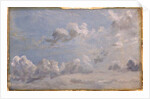 Study of Cumulus Clouds, 1822 by John Constable