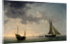 A Lugger and a Smack in Light Airs by Charles Brooking