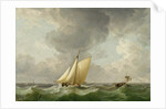 A Cutter in a Strong Breeze by Charles Brooking