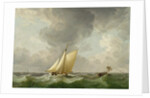 A Cutter in a Strong Breeze by Charles Brooking