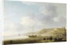 The Coast Near Scheveningen with Fishing Pinks on the Shore by Charles Brooking