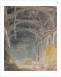 Interior of St. John's Palace, Eltham, c.1793 by Joseph Mallord William Turner