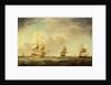 An English Flagship Under Easy Sail in a Moderate Breeze, c.1750 by Charles Brooking