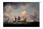 The Capture of the 'Marquis d'Antin' and the 'Louis Erasme', c.1745-55 by Charles Brooking