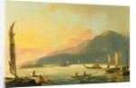 Tahitian War Galleys in Matavai Bay, Tahiti, 1766 by William Hodges