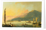 Tahitian War Galleys in Matavai Bay, Tahiti, 1766 by William Hodges