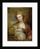 Portrait of a Woman as St. Agnes, traditionally identified as Catherine Voss, c.1705-10 by Godfrey Kneller