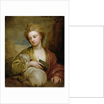 Portrait of a Woman as St. Agnes, traditionally identified as Catherine Voss, c.1705-10 by Godfrey Kneller