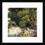 The Salmon Leap at Leixlip with Nymphs Bathing, 1783 by Francis Wheatley