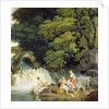 The Salmon Leap at Leixlip with Nymphs Bathing, 1783 by Francis Wheatley